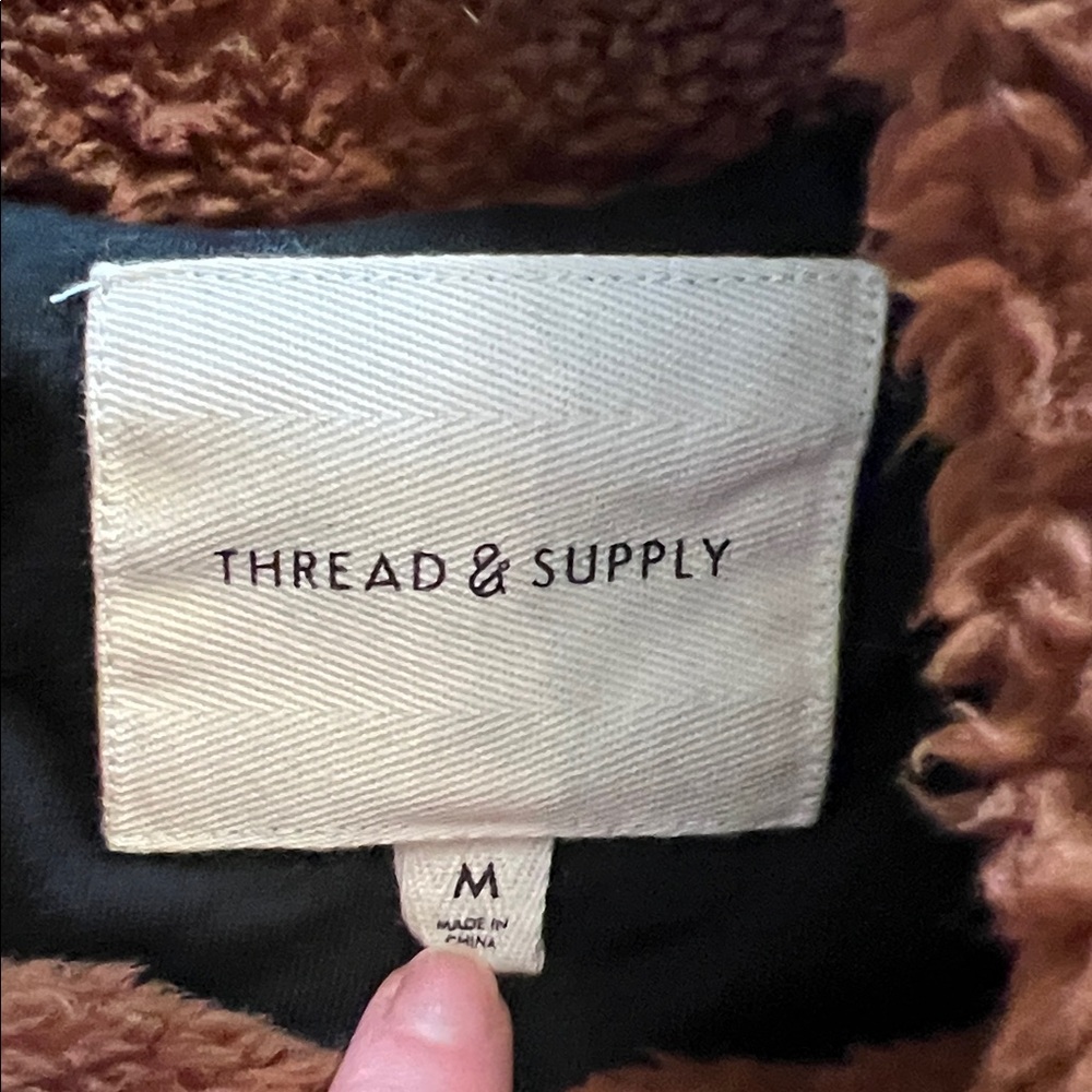 Thread & Supply Quilted Jacket with Sherpa Fleece - Picture 2 of 3